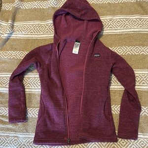 Girls Patagonia size 12 knitted fleece zip up